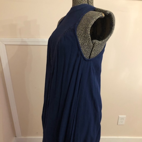 Volcom Dark Blue Loose Fitting Sleeveless Dress - Picture 4 of 6